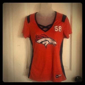 Sexy Vaughn Miller #58 sparkle jersey